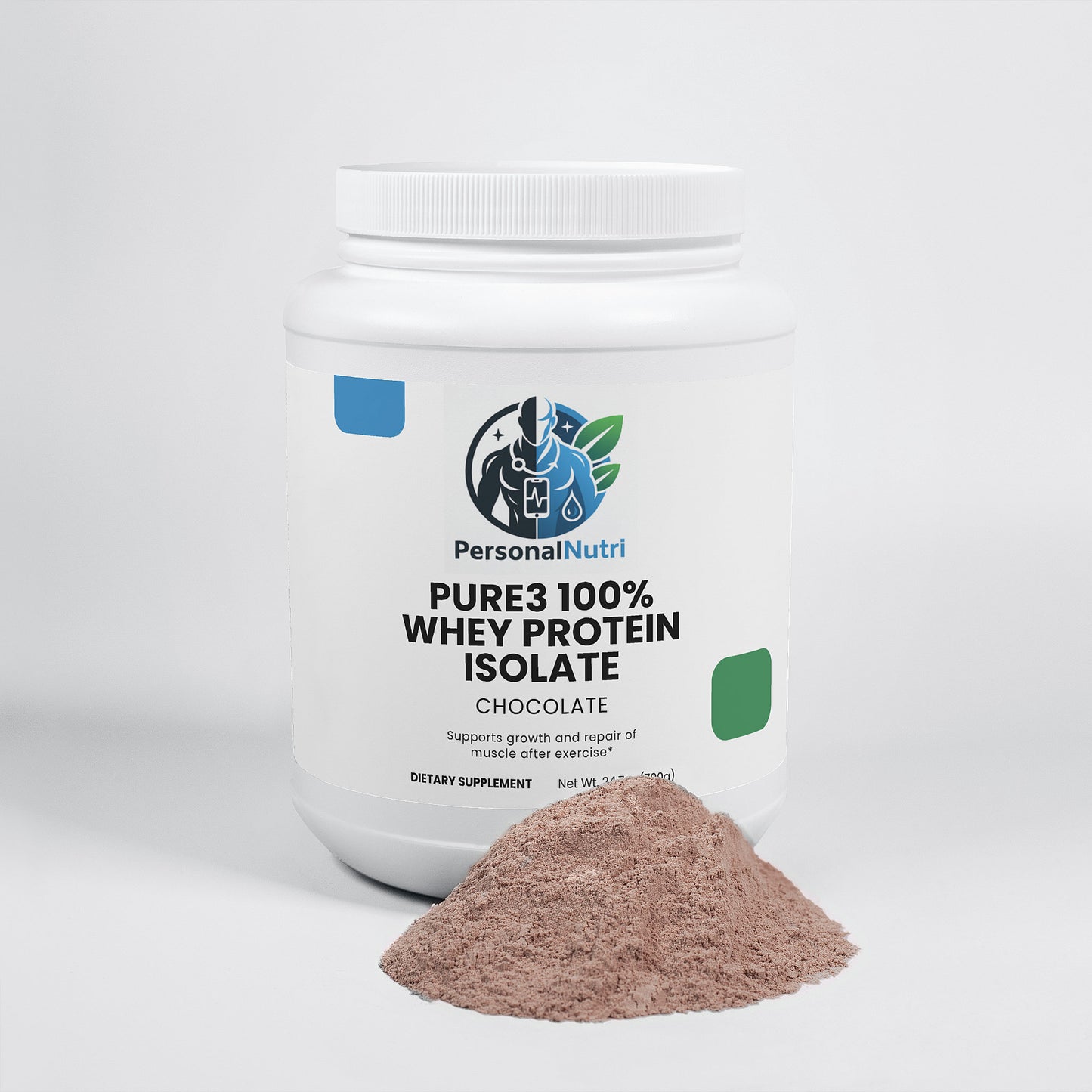 Pure3 100% Whey Protein Isolate (Chocolate)