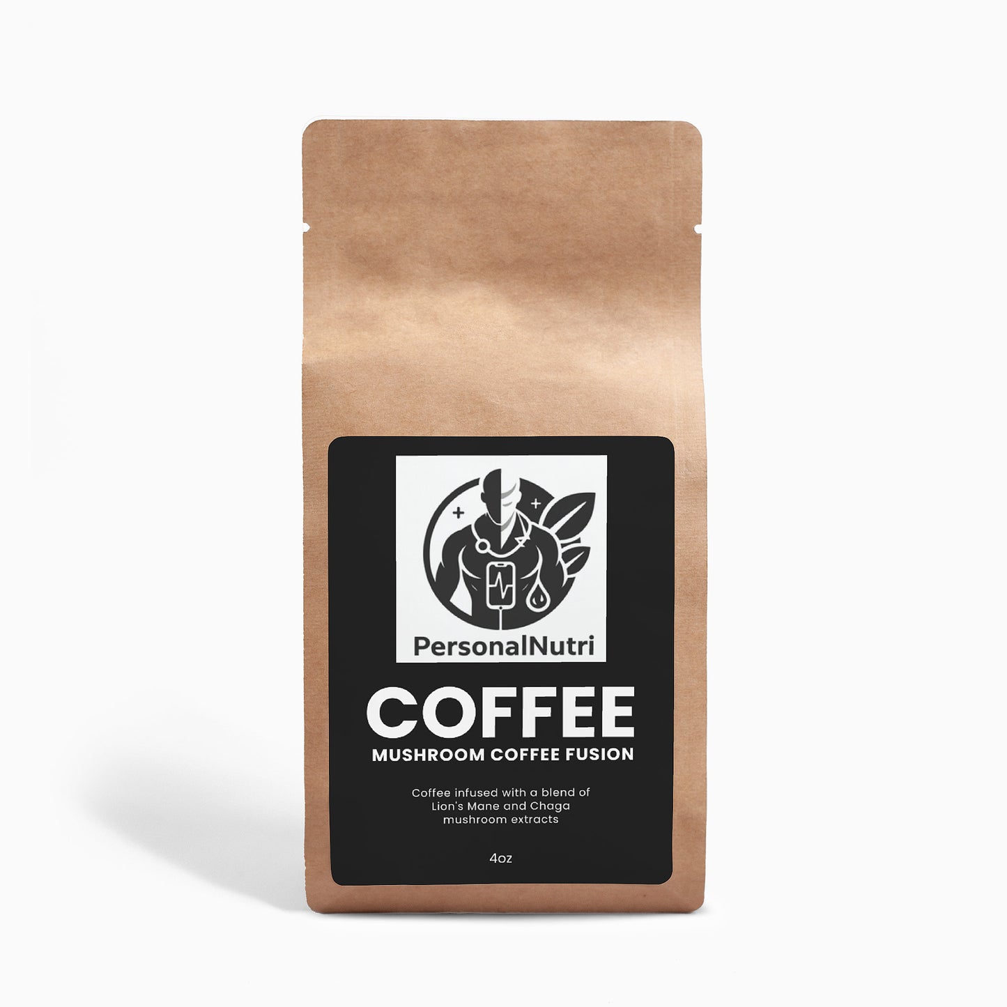 Mushroom Coffee Fusion - Lion's Mane &amp; Chaga 4oz