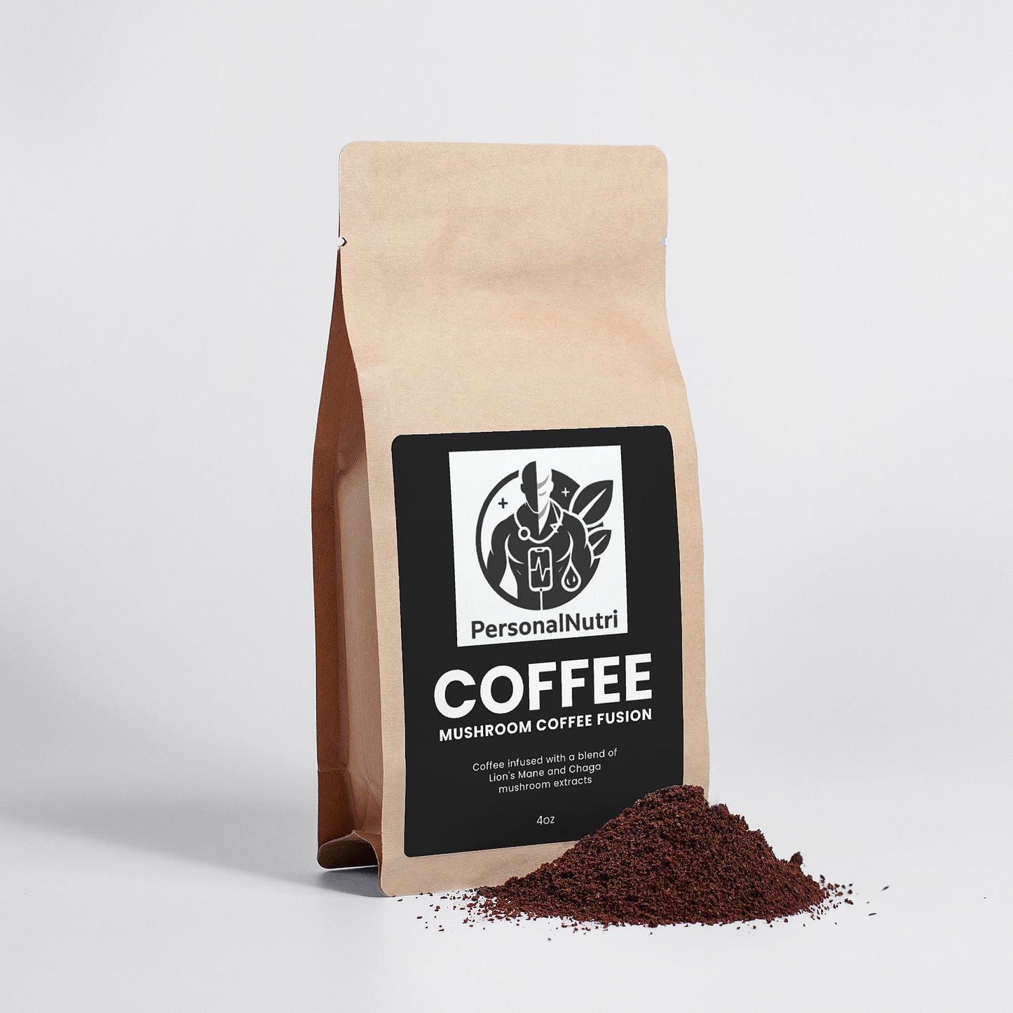 Mushroom Coffee Fusion - Lion's Mane &amp; Chaga 4oz